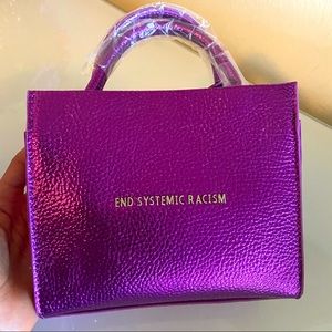 Purple Metallic ESR Tote Brandon Blackwood